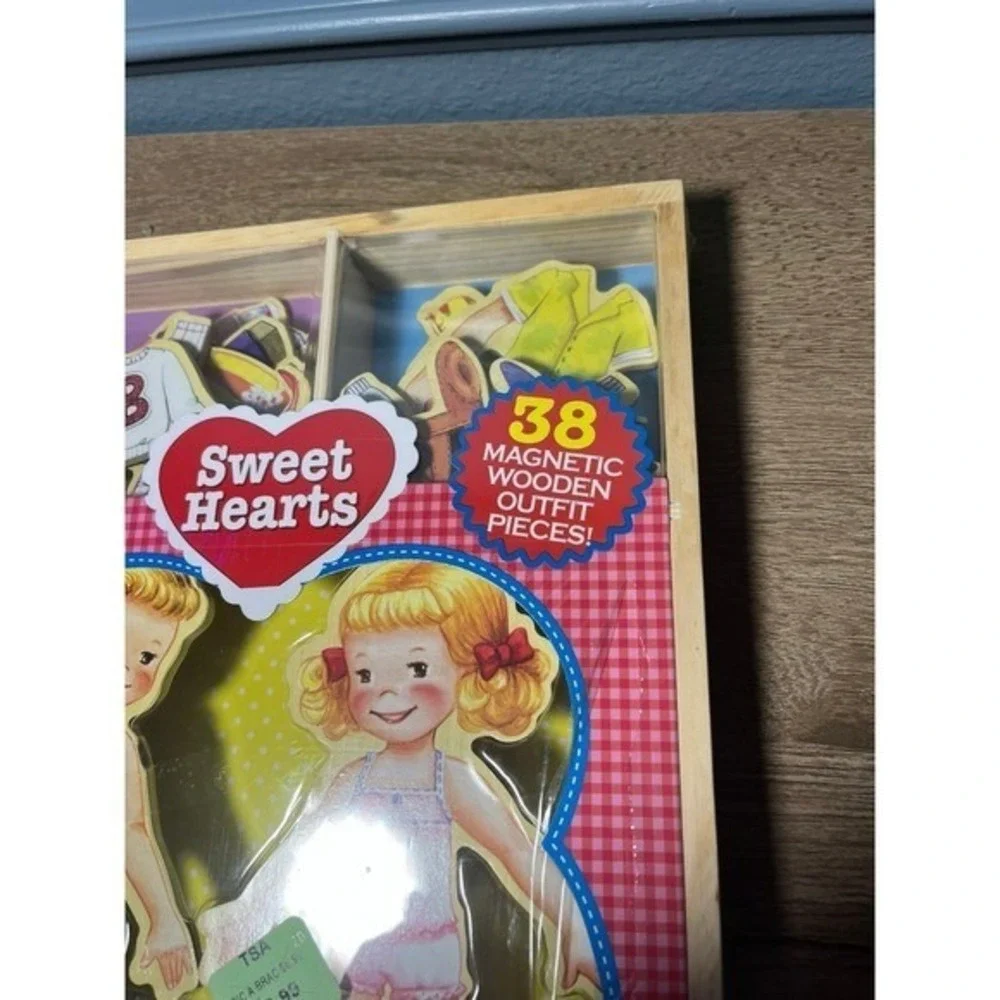 T. S.‎ Shure Sweet Hearts Wooden Magnetic Dress-up Dolls Ages 3 and Up